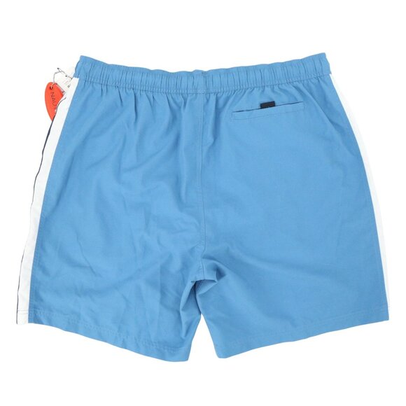 NWT Nautica White Stripe Blue Swim Trunks Shorts 2XLT 2XL Tall - Picture 5 of 5